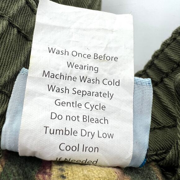 Haband's Ice House Flannel Lined Jeans Army Green Size 50 Short - Picture 7 of 8